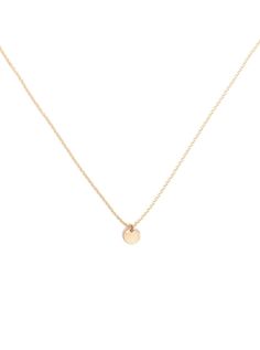 Our Reflection Necklace is made of all 14k gold-filled materials. Durable, yet dainty. Classic, yet on trend. This simple design means the light catches it justttt right. our best-selling necklace Handmade 14-karat Gold-filled Wire Hypoallergenic Non-tarnish 16” chain Hot tip: the Reflection Necklace layers great with an 18" necklace Learn more about our metals & materials Simple 14k Gold Necklace With Adjustable Chain, Simple 14k Gold Round Pendant Necklace, Simple 14k Gold Charm Necklace, Minimalist Hypoallergenic Gold Necklaces, Simple 14k Gold Filled Gold Necklaces, Simple Tarnish Resistant Yellow Gold Necklace, Simple Yellow Gold Tarnish Resistant Necklace, Minimalist 14k Gold Hypoallergenic Necklace, Simple 14k Gold Filled Necklaces For Everyday