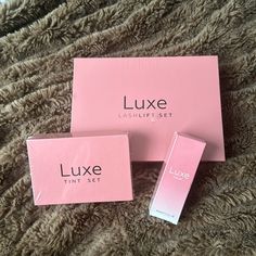 Brand New Luxe Lash Lift Set, Tint Set, Luxe Cleanser Luxe Lash Lift, Lash Lift, Lashes Makeup, Makeup Brands, Christmas List, 2 Colours, Womens Makeup, Lashes, Brand New