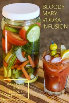 Want to know the secret to the perfect Bloody Mary? Use this Bloody Mary Vodka Infusion. This recipe is made with an assortment of flavorful vegetables and herbs that will make your next Bloody Mary the best one ever!