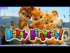 happy birthday from the chipmuns