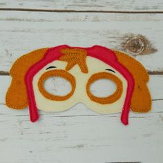 Playful Carnival Costume Accessories, Fun Eye Mask For Costume Party, Playful Eye Mask For Masquerade, Fun Eye Mask For Masquerade, Joyful Dress, Band Masks, Felt Masks, Commercial Embroidery Machine, Felt Mask