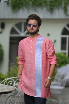 Style up with this Casual Kurta with denims, and comfortable at the same time. Our kurtas carefully designed to suit your versatile lifestyle are perfect for multiple occasions easy to care and long-lasting. The kurta has a Chinese collar, with rolled-up sleeves to make it the most comfortable choice out there This Kurta comes in multiple sizes, please refer to the size chart below for actual measurements in inches Short Kurta For Men, Kurta For Men, Short Kurta, Chinese Collar, Wedding Collection, Handmade Fashion, Salwar Kameez, Petticoat, Suits You