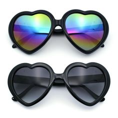 If you seek a genuinely iconic 70s hippie aesthetic, look no further than these revamped hippie heart shades. Their timeless design speaks for itself. Crafted with a premium plastic base and dazzling rainbow oil slick color mirror lenses made from 100% UV400 polycarbonate, these shades are the perfect accessory for any occasion. Whether you're heading to a music festival or a casual gathering, they'll elevate any outfit and are guaranteed to turn heads. (ss6219rv) Size: 5 3/4" (146mm) x 2 1/4" ( Cheap Sunglasses With Mirrored Lenses For Outdoor Activities, 70s Hippie Aesthetic, Heart Shape Sunglasses, Rainbow Mirror, Shape Sunglasses, Color Mirror, Hippie Aesthetic, 70s Hippie, Heart Shaped Sunglasses