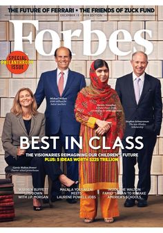 Forbes_December_15_2014_USA-1 Laurene Powell Jobs, Women Ceo, Nobel Prize Winners, Malala Yousafzai, Corporate Social Responsibility