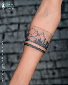 Mountain Armband Tattoo, best tattoo ideas, best tattoo ideas for men, best tattoo ideas for women, best tattoo ideas for guys. Mountain Range Arm Band Tattoo, Arm Band Mountain Tattoo, Western Arm Band Tattoo, Mountain Band Tattoo Design, Mountain Tattoo Arm Band, Mountain Tattoo Band, Mountain Ankle Tattoo Wrap Around, Nature Arm Band Tattoo, Upper Arm Band Tattoos For Men