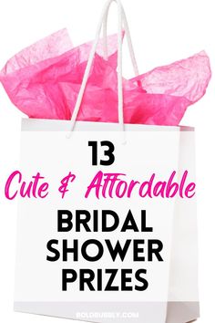 bridal shower prizes Gifts For Bridal Shower Games, Bridal Shower Prize Ideas, Shower Prize Ideas, Bridal Shower Guest Gifts, Wedding Shower Prizes, Tea Party Bridal Shower Decorations, Creative Bridal Shower Ideas, Bridal Shower Checklist, Bridal Shower Games Prizes