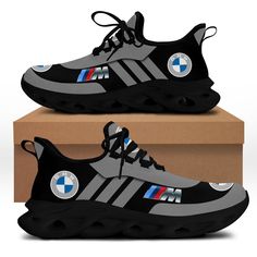 BMW DVT-HL BS Running Shoes Ver 1 (Grey) Grey Shoes, Black Running Shoes, Sport Girl, Custom Shoes, Dinosaur Print, Hoodie Tank Top, Floral Patterns, Mesh Fabric, Mens Tank Tops