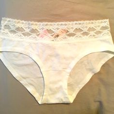 Brand New With Tags. White Panty With Lace Detail. Size Small Fitted Cotton Bottoms From Victoria's Secret, Victoria's Secret Fitted Bottoms For Daywear, Fitted Victoria's Secret Bottoms For Daywear, Fitted Cotton Bottoms By Victoria's Secret, White Lace Trim Bottoms By Victoria's Secret, Victoria's Secret White Bottoms With Lace Trim, Victoria's Secret White Lace Trim Bottoms, Victoria's Secret White Short Bottoms, Victoria's Secret White Bra With Removable Pads