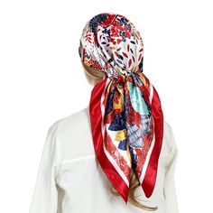 This scarf is suitable for any occasions and seasons, attend a party, family travel, or go to work suitable for you in different occasions to wear. It can be widely used as a headdress, hand band, wrist band, waist band, neckerchief, hijab,beach scarf and even a beautiful accessory tied onto your handbag. Size: L.  Color: Multicolor.  Gender: female.  Age Group: adult. Multicolor Headband Bandana For Spring, Multicolor Bandana Headband For Spring, Multicolor Headband Headscarf As Gift, Red One Size Scarf For Spring, Trendy One-size Headscarf As Gift, Red One-size Scarf For Spring, Red Bohemian Headscarf For Summer, Red Bohemian Headscarf Headband, Red Bohemian Headband Headscarf