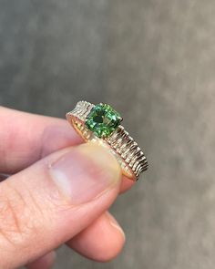 Follow @desireegems for more 💍 Main stone : Green Tourmaline 1.33ct Metal : 18k Rose Gold Ring size : HK15 | US6.75 (Free Resizing) Please DM for more info. . . . #tourmaline #tourmalinering #gemstone #jewellery #jewelry #ring #highjewellery #highjewelry #finejewellery #finejewelry #jewelrydesign #finegems #finegemstones #sgfinejewelry #finejewellerysg #naturalgemstone #singaporejewellery #singaporejeweller 18k Rose Gold, Rose Gold Ring, Gold Ring, Tourmaline