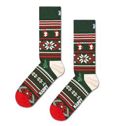 Have you ever wanted to wish a friend a "Fleece Navidad", but don't want to go all in on the sweater? Don't worry, we've got an easy fix! These Christmas Sweater socks will remind you of your grandma's DIY skills. Made from soft and breathable combed cotton and with reinforced heel and toe. 
  
  
The Christmas Sweater Sock is a festive twist on traditional holiday attire. Featuring a colorful, multi-patterned design reminiscent of grandma's handmade creations, these Christmas socks bring a play Holiday Socks Gift, Green Christmas Sweater, Dark Green Christmas, Grandma Diy, Polka Dot Socks, Sweater Socks, Heart Socks, Holiday Socks, Holiday Attire