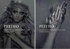 two different covers for the book petho and peltho goddesss of persusion and seducation