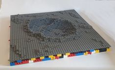 there is a large lego structure on the table