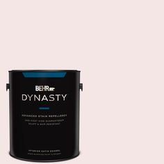 a black paint can with the words dynasty on it