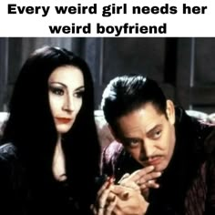 I Love Older Men, Aesthetic Attitude, Dating Aesthetic, Goth Girl Aesthetic, Iconic Couples, Gomez And Morticia, Please Love Me, Attitude Clothing