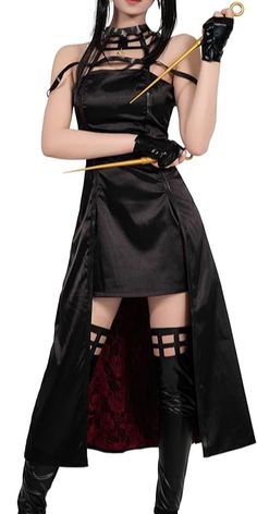 OSIAS Spy Family Tenue Yor Cosplay Costume Yor Forger Yor Briar Thorn Princess Robe Anya Cosplay, Spy X Family Cosplay, Spy Family Yor, Thorn Princess, Yor Briar, Outfit Anime, Yor Forger