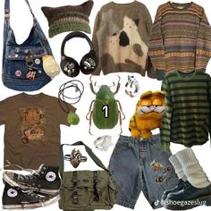 Goblincore Outfits, Masc Outfits, Earthy Outfits, Mode Design, Fairy Grunge, Hippie Outfits