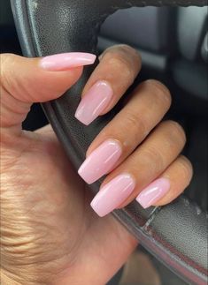 baby pink nails Baby Pink Nails, Classy Acrylic Nails, Pink Nail, Pink Acrylic Nails, Neutral Nails, Fire Nails, Pretty Acrylic Nails