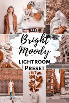 the bright mood lightroom preset is perfect for any type of photo or video