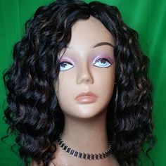 New Handmade Wavy Wig 12 Inches In Length Made On My " Very Popular Stretchy Comfortable Breathable Crochet Wig Cap. Comes In Different Colors Per Buyer Request. #Nwot Crochet Wig Cap, Crochet Wig, Wavy Wig, Wig Cap, Aruba, Different Colors, Black And Brown, Wigs, Crochet