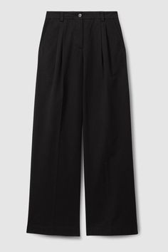 Black Wide Leg Trousers, Black Trousers, Petite Jeans, Pantalon Large, Wedding Guest Dress Summer, Black Wrap Dress, Blouse And Skirt, Wide Leg Trousers, Jacket Dress