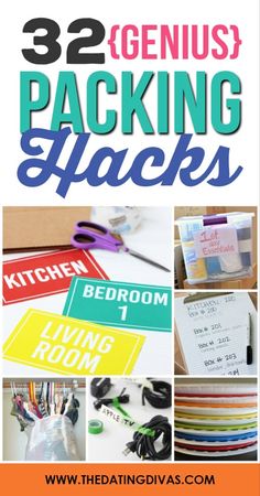 the ultimate guide to packing hacks for beginners and homeowners, including sewing supplies