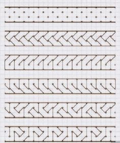 some lines that have been drawn in different directions