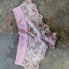 Lace Floral Size Small Panty. Never Worn, Too Small Pink Lace Panties, Spring Lace String Bottoms, Spring Loungewear Bottoms With String, Victoria Secret Outfits, Bras And Panties, Lingerie Sleepwear, Pink Lace, Victoria's Secret Pink, Fashion Ideas