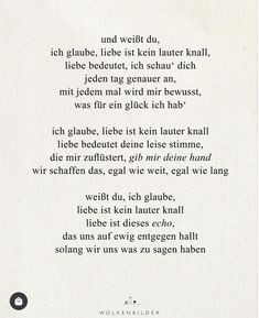 a poem written in german on white paper