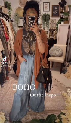 Therapist Attire, Boho Kimono Outfit, Winter Hippie Outfits Boho, Western Outfits Fall, Western Boho Outfits, Boho Western Outfits, Curvy Boho, Boho Fall Outfits, Curvy Casual Outfits