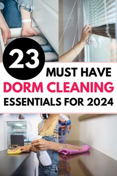 DORM CLEANING SUPPLIES Dorm Cleaning Supplies, Supplies For College, Dorm Cleaning, College Student Needs, Dorm Room Essentials List, Cleaning Essentials, Room Cleaning, University Dorms