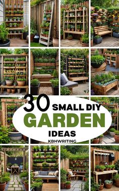 small diy garden ideas that are easy to do and great for your backyard or yard