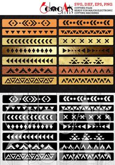 Bracelet En Cuir Diy, Electronic Scrap, Bracelet Template, Jewelry Template, Diy Leather Bracelet, Marquesan Tattoos, Motif Art Deco, Make It Easy, Bracelet Leather