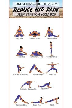 Find relief from hip pain with these effective deep stretch yoga poses! Designed to open up tight hips, release tension, and enhance flexibility, these poses are perfect for anyone looking to ease discomfort and improve mobility. Embrace the benefits of yoga for wellness and feel the difference in your hips. #HealthWellnessYoga #HipPainRelief #DeepStretchYoga #YogaForFlexibility #PainReliefTips #WellnessJourney #YogaLifestyle #HealthyHips Yoga Poses For Hip Pain, Yoga Side Stretch, Good Hip Stretches, Yoga Mobility Flexibility, Hip And Lower Back Stretches, How To Open Hips, Hip Yoga Stretches, Hip Pain Relief Stretching, Hip Stretches For Pain