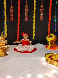 Diwali Theme Photoshoot, Deepavali Photoshoot, Photoshoot Ideas For Baby, Deepavali Special, Pic Baby, Krishna Dress, Photoshoot Newborn, Milestone Photos