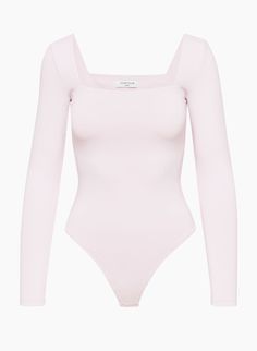 Aritzia CONTOUR SQUARENECK LONGSLEEVE BODYSUIT Aritzia Babaton, Bra Straps, Preppy Outfits, Fashion Killa, Gossip Girl, Cute Tops, Everyday Outfits