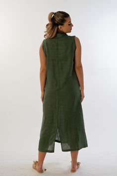 Linen Kimono Dress, Linen Dress, Linen Clothing, Japanese Kimono Dress, Plus Size Clothing, Linen Maxi Dress, Japanese Dress, Long Dress - Etsy United Arab Emirates Green Sleeveless Linen Casual Dress, Sleeveless Green Linen Vacation Dress, Casual Green Sleeveless Linen Dress, Green Sleeveless Linen Dress, Green Sleeveless Linen Dress For Spring, Sleeveless Ramie Linen Dress For The Beach, Sleeveless Ramie Dress For Spring, Spring Sleeveless Ramie Dress, Japanese Kimono Dress