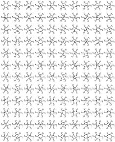 an abstract pattern made up of small black and white dots on a white background,