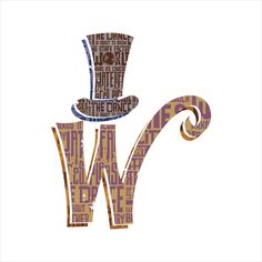 the word w is made up of letters with a top hat on it's head