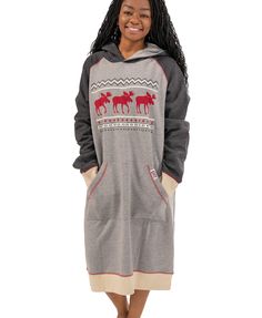 PRICES MAY VARY. OVERSIZED SWEATER DRESS: Can't decide between a hoodie or a nightdress? Why not wear both? This comfortable hooded sweatshirt dress gives you warmth and length for wearing around the house without taking away any mobility. WARM WINTER NIGHTGOWN: Lounge and relax all winter long without getting cold. Our hooded dress with pockets keeps you warm and ready to snuggle at any moment! Keep toasty night and day with these comfy pajamas. CUTE DESIGNS: This extra long hoodie features a c Sleep Hoodie, Hooded Sweatshirt Dress, Comfortable Loungewear, Night Gowns, Sweater Dress Oversized, Pajamas Comfy, Matching Family Pajamas, Hooded Dress, Family Pajamas