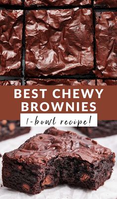 the best chewy brownies i've ever had, and they are so good