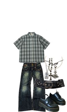 Flamboyant Outfits Men, 90s Boys Fashion, Grunge Skater Girl, Ftm Outfits, Grunge Outfits Men, Male Outfit, Street Style Outfits Casual, Outfit Inso