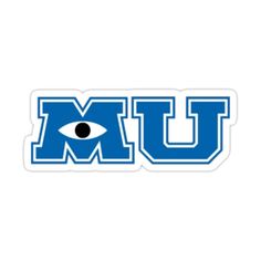 the m & t faculty logo with an eye on it's front and side