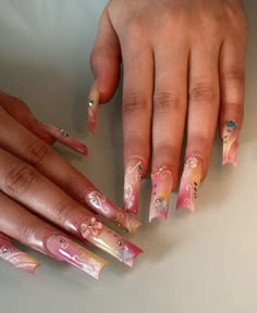 Summer Nail Extensions, Nail Extension Designs Simple, Nail Extension Ideas, Nail Extension Designs, Poly Gel, Stunning Nails, Extension Designs, Summery Nails