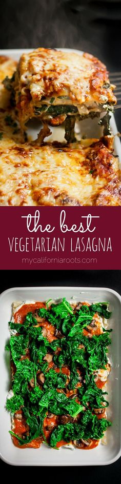 the best vegetarian lasagna recipe with spinach and cheese