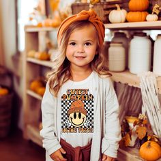 Pumpkin picking shirt for kids * All orders ship in 7-14 days please pm if needed sooner Playful Crew Neck T-shirt For Fall, Fun Fall T-shirt With Funny Print, Playful Pre-shrunk T-shirt For Fall, Playful Short Sleeve T-shirt For Fall, Playful Short Sleeve Fall T-shirt, Pumpkin Patch Outfit Kids, Cutest Pumpkin In The Patch, Patch Outfit, Pumpkin Patch Outfit