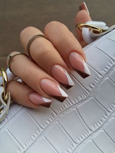 Neutral Nail, Short Acrylic Nails Designs, Classy Nails, Chic Nails