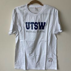 Utsw Medical School T-Shirt. Great Gift For New Student. New Student, New Students, Medical School, Garment Bags, Matching Sets, Trending Accessories, Jean Coat, Trending Shoes, White Blue