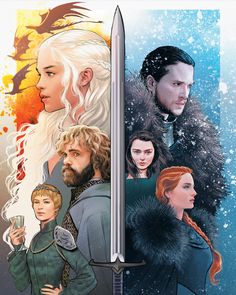 the poster for game of thrones