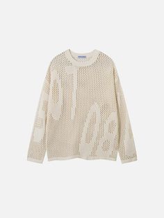 Top Streetwear Brand AelfricEden, Street fashion clothes shopping online, free shipping worldwide! Affordable Fitted Zara Sweater, Knit Intarsia, Number Graphic, Top Streetwear Brands, Aelfric Eden, Top Streetwear, Clothes Shopping, Clothing Details, Open Knit